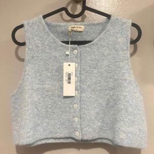 STAPLE & HUE IRA TOP | BABY BLUE